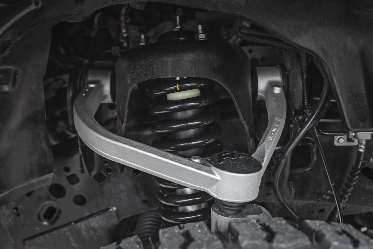 Ford F-150 Suspension Lift Kit - Front + Rear - Rough Country - 4 inch Lift Kit | Forged UCA | M1/M1 - '21-'24